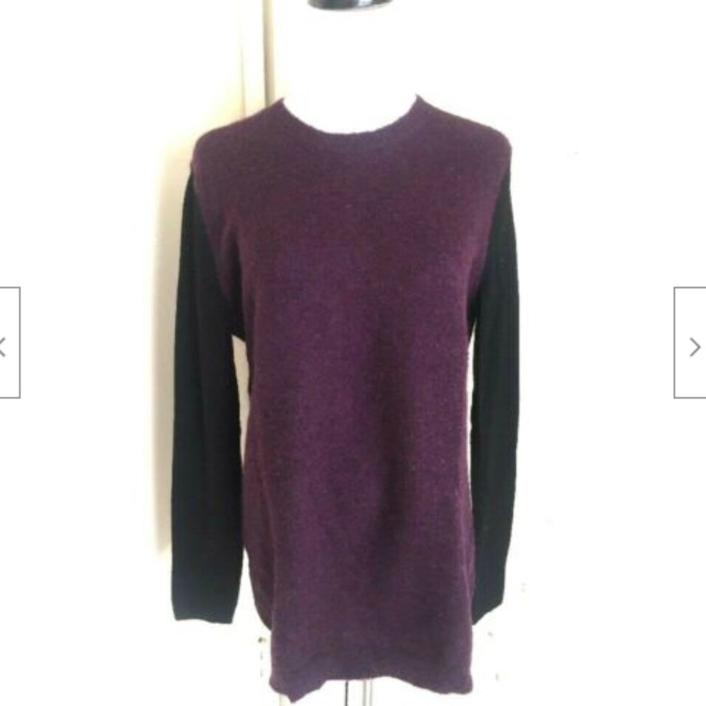 Armani Exchange Wool/mohair Sweater in purple and black Sz Xs